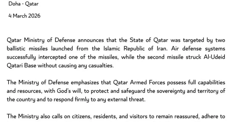İran El Udeid Üssü nü Füzelerle Hedef Aldı