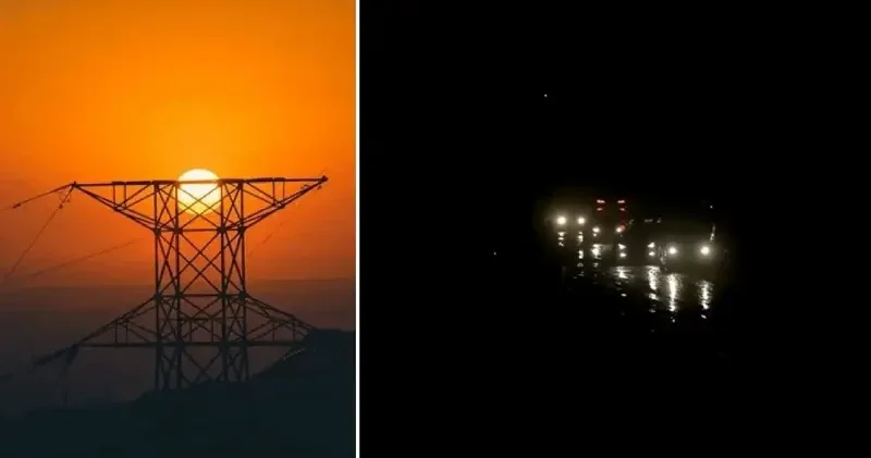 Komşu karanlığa gömüldü: Elektrik sistemi tamamen çöktü, nedeni bilinmiyor Ortadoğu Haberleri