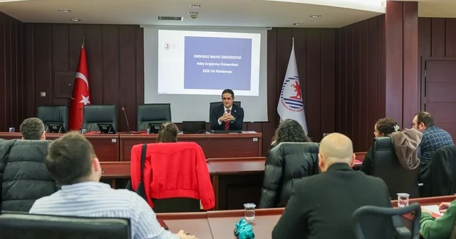 OMÜ de araştırma üniversitesi hedefinde yeni adım: Doktoralı genç araştırmacılarla istişare toplantısı gerçekleştirildi Samsun Haberleri