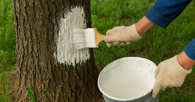 İşte bu yüzden ağaçlara kireç sürülüyor Sözcü Gazetesi