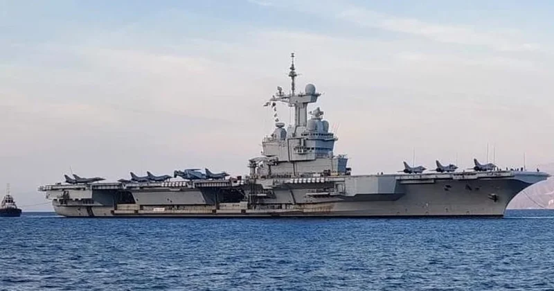 Macron’dan akdeniz emri: Charles de Gaulle uçak gemisi göreve çıkıyor Sözcü Gazetesi