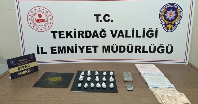 Tekirdağ da narkotik uygulamalarında 172 kişiye adli işlem Tekirdağ Haberleri