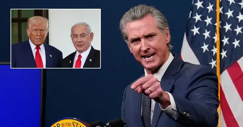 Kaliforniya Valisi başkaldırdı: Trump ın İsrail e destekten rahatsız Amerika Haberleri