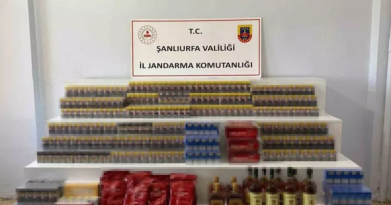 Şanlıurfa’da 4 bin 580 paket kaçak sigara ele geçirildi