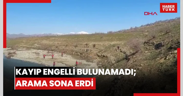 DİYARBAKIR ın Kulp ilçesinde kaybolan zihinsel engelli Salih Ertaş (84) için başlatılan arama çalışmaları, 23 üncü günde sonlandırıldı.