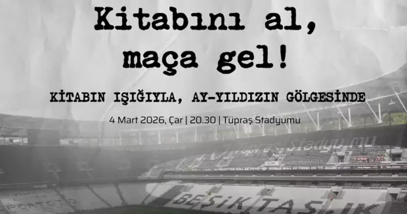 Beşiktaş tan örnek bağış kampanyası: Kitabını al maça gel