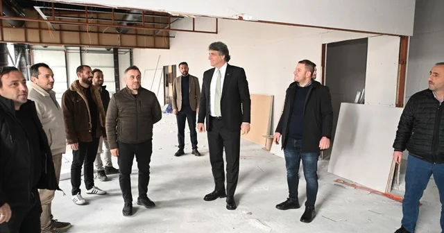 Kartepe de 3 bin 500 metrekarelik spor kompleksinin inşası sürüyor Kocaeli Haberleri