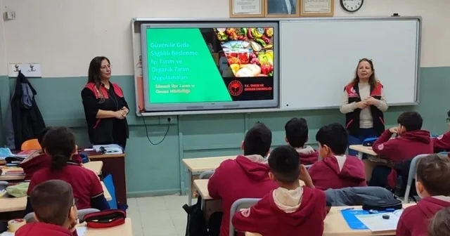 Öğrencilere gıda güvenliği ve iyi tarım eğitimi verildi Balıkesir Haberleri