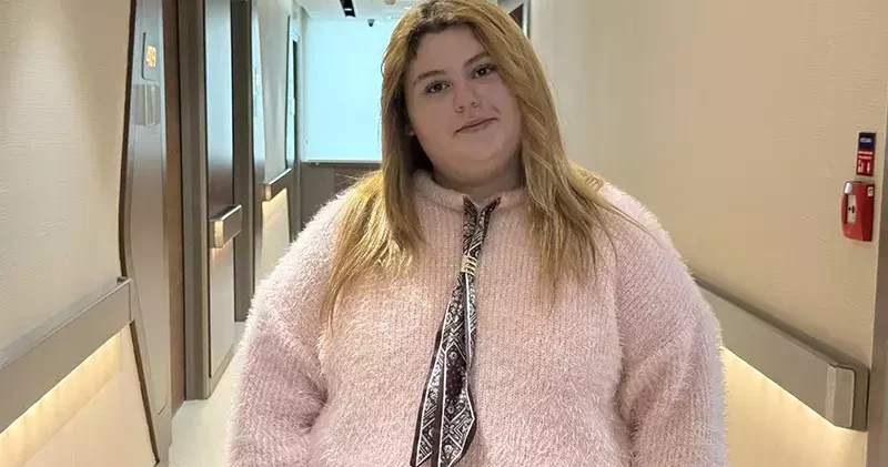 14 yaşındaki Rabia ameliyatla 20 kilo verdi; hedefi 37 kilo daha vermek