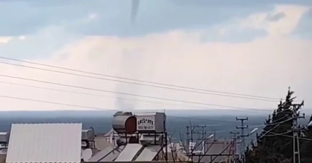 Akdeniz de oluşan hortum kamerada Hatay Haberleri