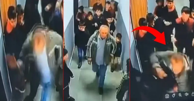 Okul basan veli küçücük çocuğu tekme tokat dövdü! Sözcü Gazetesi