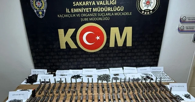 Sakarya da bin 460 adet tabanca parçası ele geçirildi Sakarya Haberleri