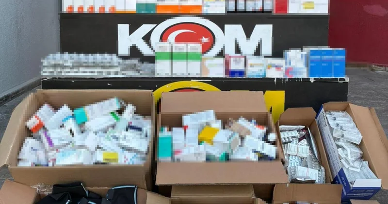 Adana da 6 bin 247 ilaç ve 216 tıbbi cihaz ele geçirildi