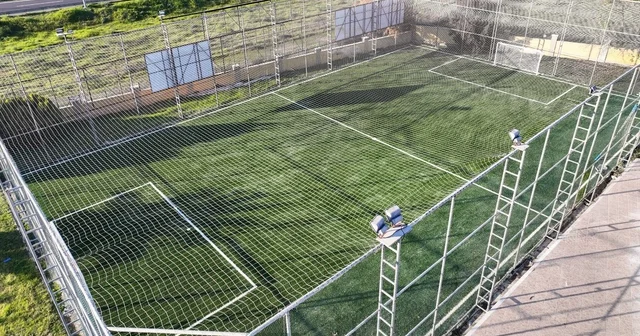 Çeştepe deki halı saha yeniden hizmete açıldı Aydın Haberleri