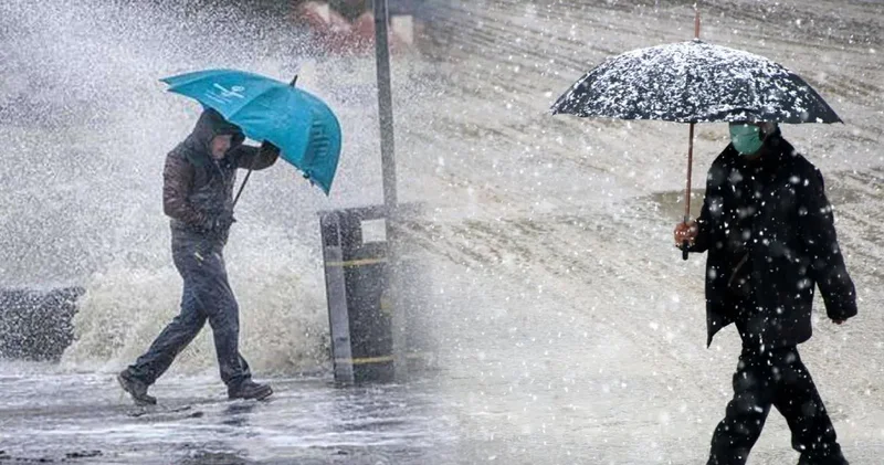 Meteoroloji açıkladı: Kar ve sağanak etkili olacak! 5 il sarı kodla uyarıldı