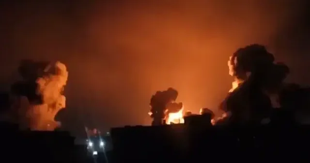 Tahran yoğun bombardıman altında VİDEO İZLE