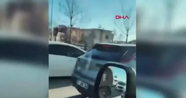 Aracından inen maganda rekor cezaya çarptırıldı