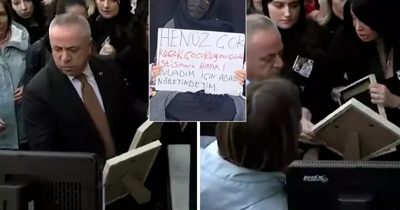 Fatmanur Çelik ile kızının cenazesinde olay: Tabuta dokunmalarına izin vermediler