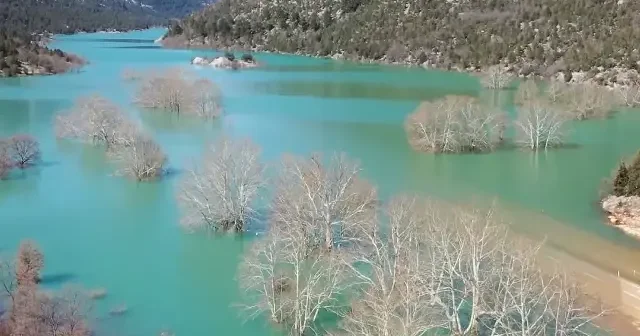 20 gündür kapalı olan Konya Antalya yolunun son hali havadan görüntülendi VİDEO İZLE