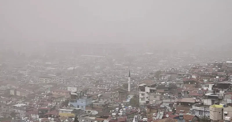 Hatay da toz taşınımı yaşamı olumsuz etkiliyor