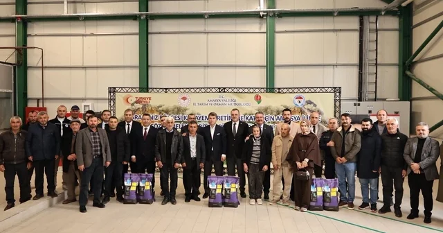 Amasya da çiftçilere 16 bin kilo yonca tohumu desteği Amasya Haberleri