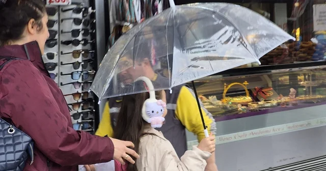 Eskişehir de yağmur etkisini gösterdi Eskişehir Haberleri