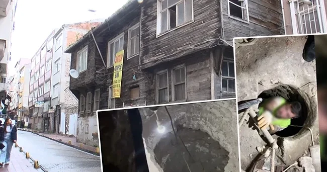 Fatih te define bulmak için 5.5 metre kazdılar: Suçüstü yakalandılar! Dışarıdan kilit açılıyor ve içeridekiler dışarı çıkıyor