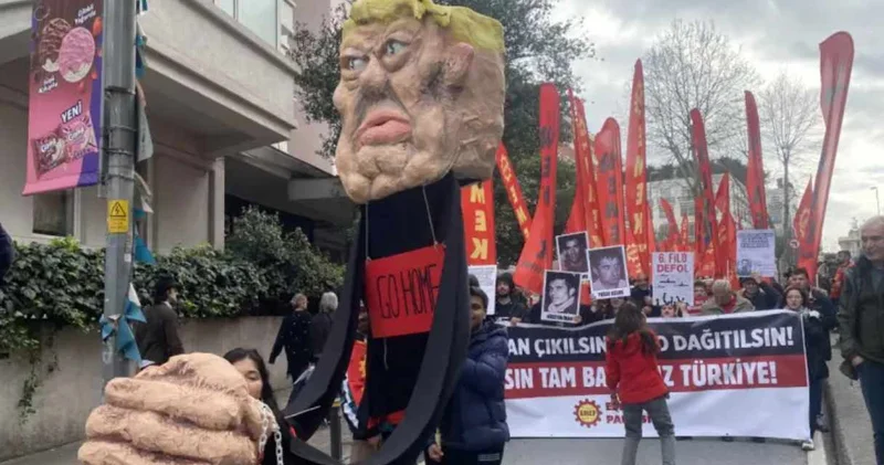 İstanbul da binlerce vatandaştan NATO dağıtılsın eylemi! Katil ABD Ortadoğu’dan defol