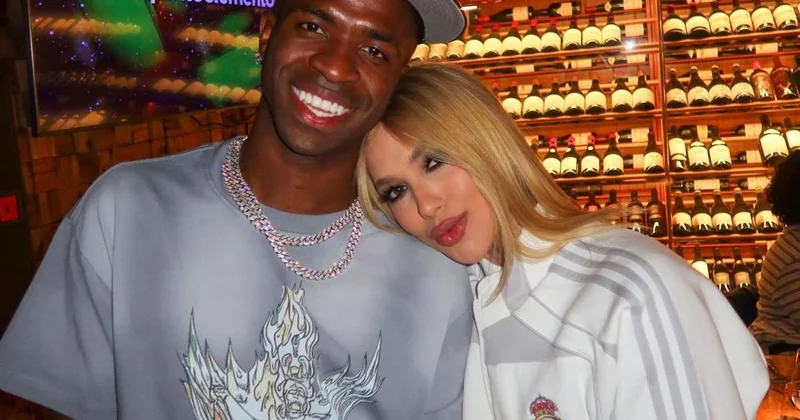 Vinicius un sevgilisi paylaşımıyla viral oldu