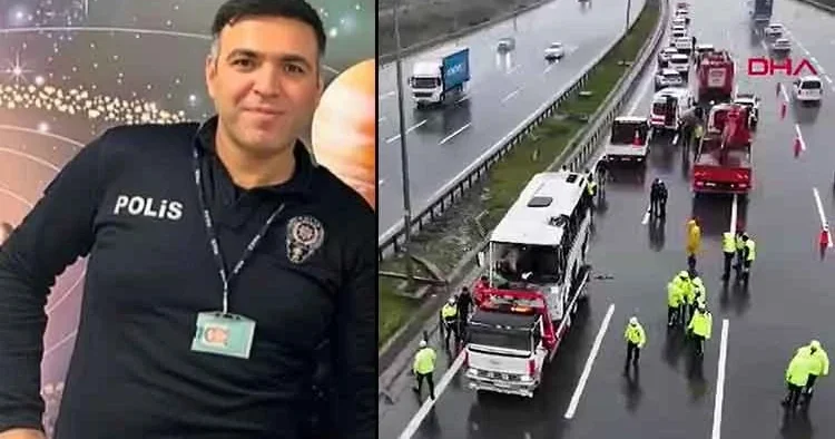 Trafik kazasında ağır yaralanan polis şehit oldu! Bakan Gürlek ten taziye mesajı