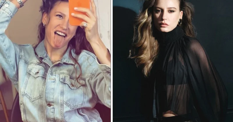 Serenay Sarıkaya’dan ayna karşısında doğal pozlar