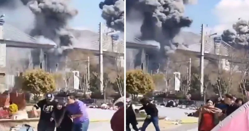 ABD tarafından vurulan B1 Köprüsü ne düzenlenen saldırının yeni görüntüleri ortaya çıktı