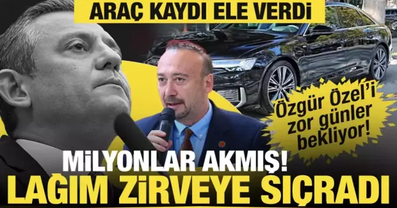 Lağım zirveye sıçradı: Uşak Belediyesi kasasından Özgür Özel in aracı için milyonlar akmış