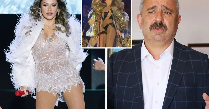 Hadise den P.rno figürü gibi kostümle sahnede diyen Sinan Burhan a yanıt