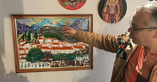 Çöpten sanat üretiyor Muğla Haberleri