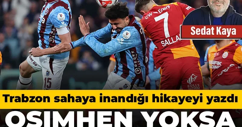 Osimhen yoksa Galatasaray çok eksik