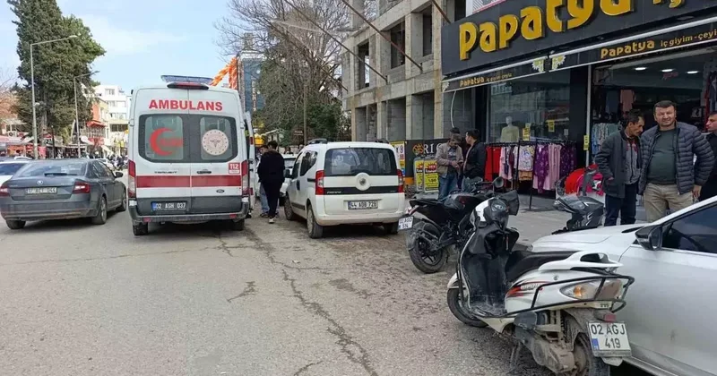 Motosikletin çarptığı yaya yaralandı