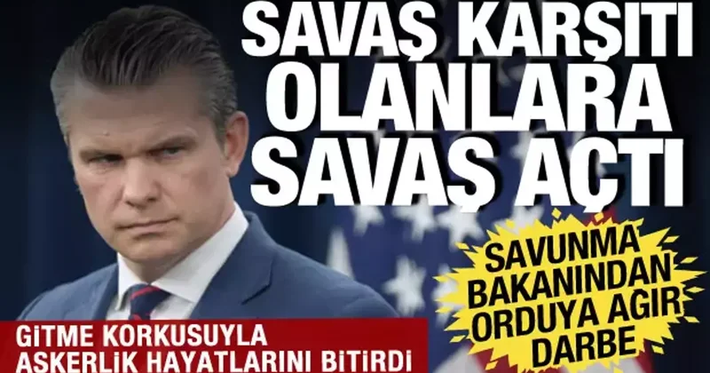 ABD savunması çöküşe girdi! Pete Hegseth gitme korkusu ile orduya darbe vurdu
