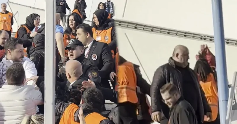 Derbi öncesi tansiyon yükseldi! Kadın taraftarın formasını çıkardılar Sözcü Gazetesi