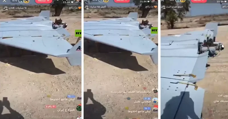 Viral olan görüntüler: Düşürülen ABD uçağını TikTok ta sattılar!