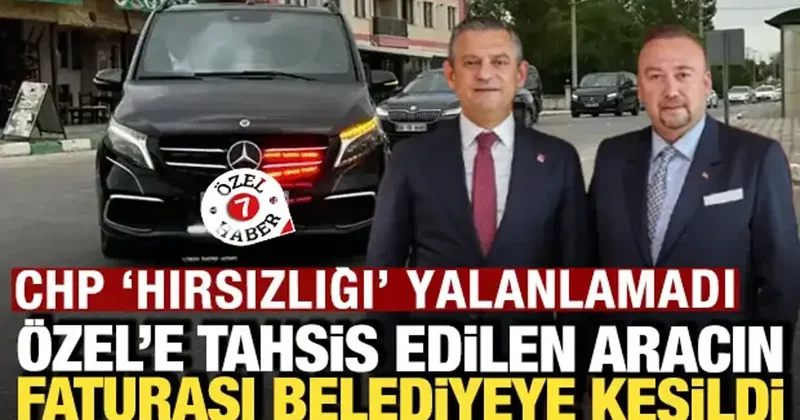 Özgür Özel e tahsis edilen aracın faturasını belediye ödemiş: CHP hırsızlığı yalanlamadı