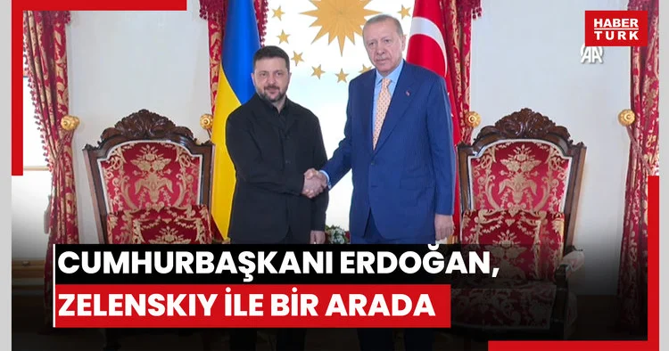 Cumhurbaşkanı Erdoğan, Ukrayna Devlet Başkanı Zelenskiy ile İstanbul da bir araya geldi