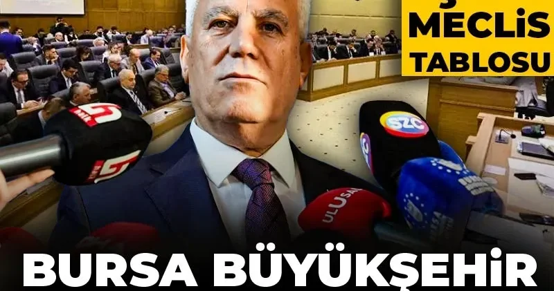 Bursa Büyükşehir AKP ye mi geçecek? İşte Meclis tablosu