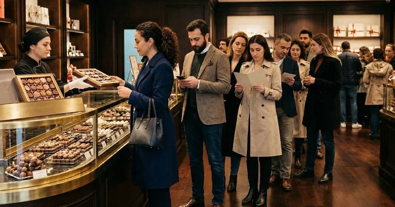 46 bin TL’lik çikolata için sıraya girdiler Sözcü Gazetesi