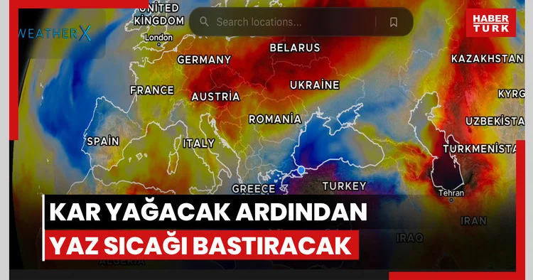 Kar yağacak, ardından yaz sıcağı bastıracak