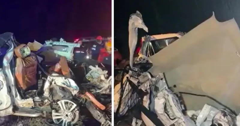 Bir kaza haberi de Uşak’tan! 7 aracın karıştığı zincirleme kazada 4 kişi öldü17 kişi yaralandı