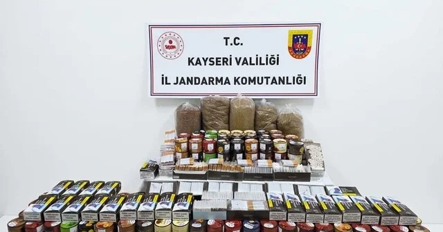 Kayseri de 9 bin 660 adet içi tütün doldurulmuş makaron ele geçirildi Kayseri Haberleri