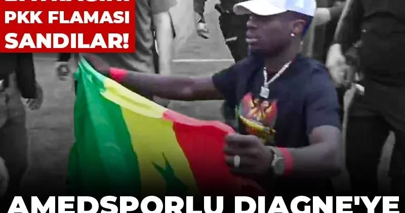 Amedsporlu Diagne ye polis müdahalesi: Senegal bayrağını PKK flaması sandılar!