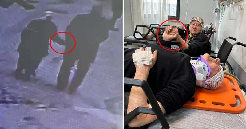Hastanede bile birbirlerinin ellerini bırakmadılar