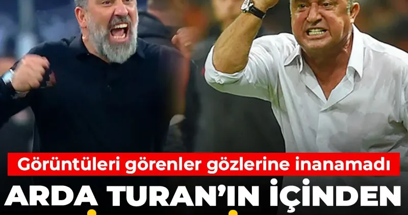 Arda Turan ın içinden Fatih Terim çıktı: Görüntüleri görenler gözlerine inanamadı
